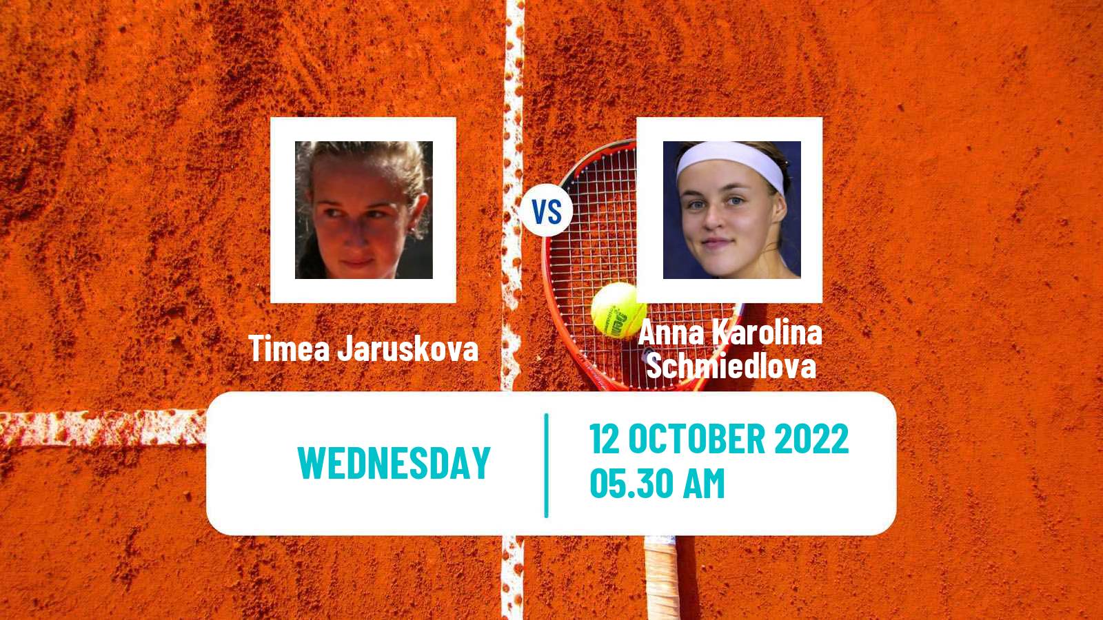 Tennis ITF Tournaments Timea Jaruskova - Anna Karolina Schmiedlova