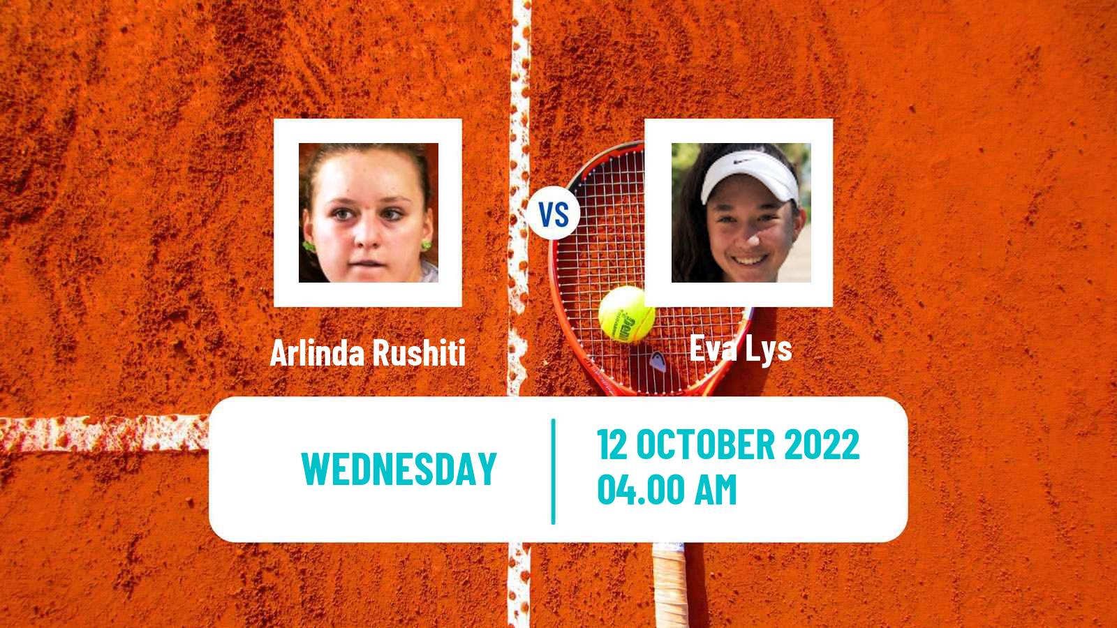 Tennis ITF Tournaments Arlinda Rushiti - Eva Lys