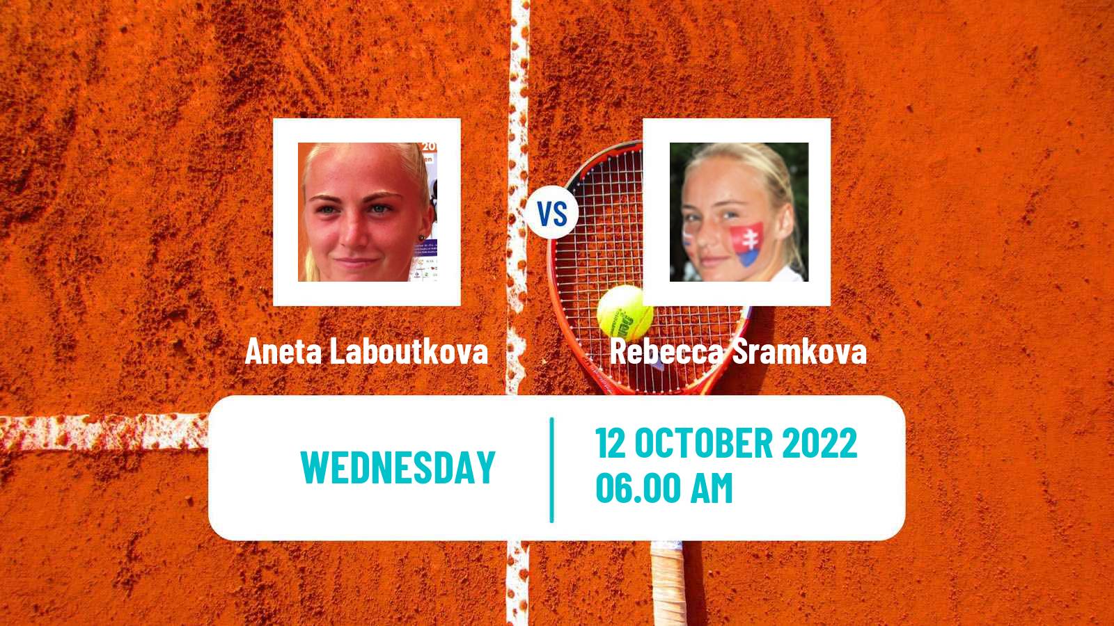 Tennis ITF Tournaments Aneta Laboutkova - Rebecca Sramkova