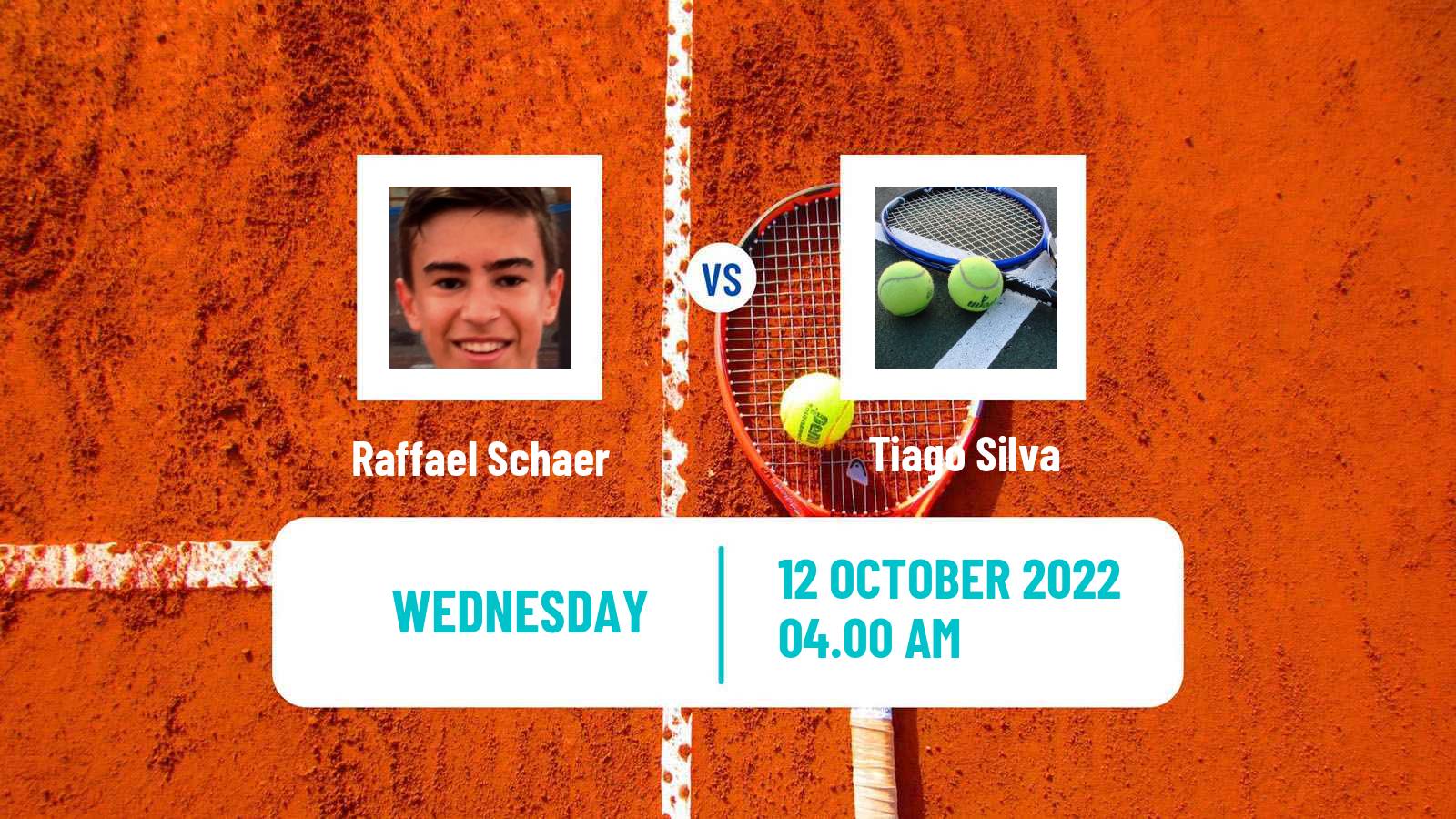 Tennis ITF Tournaments Raffael Schaer - Tiago Silva