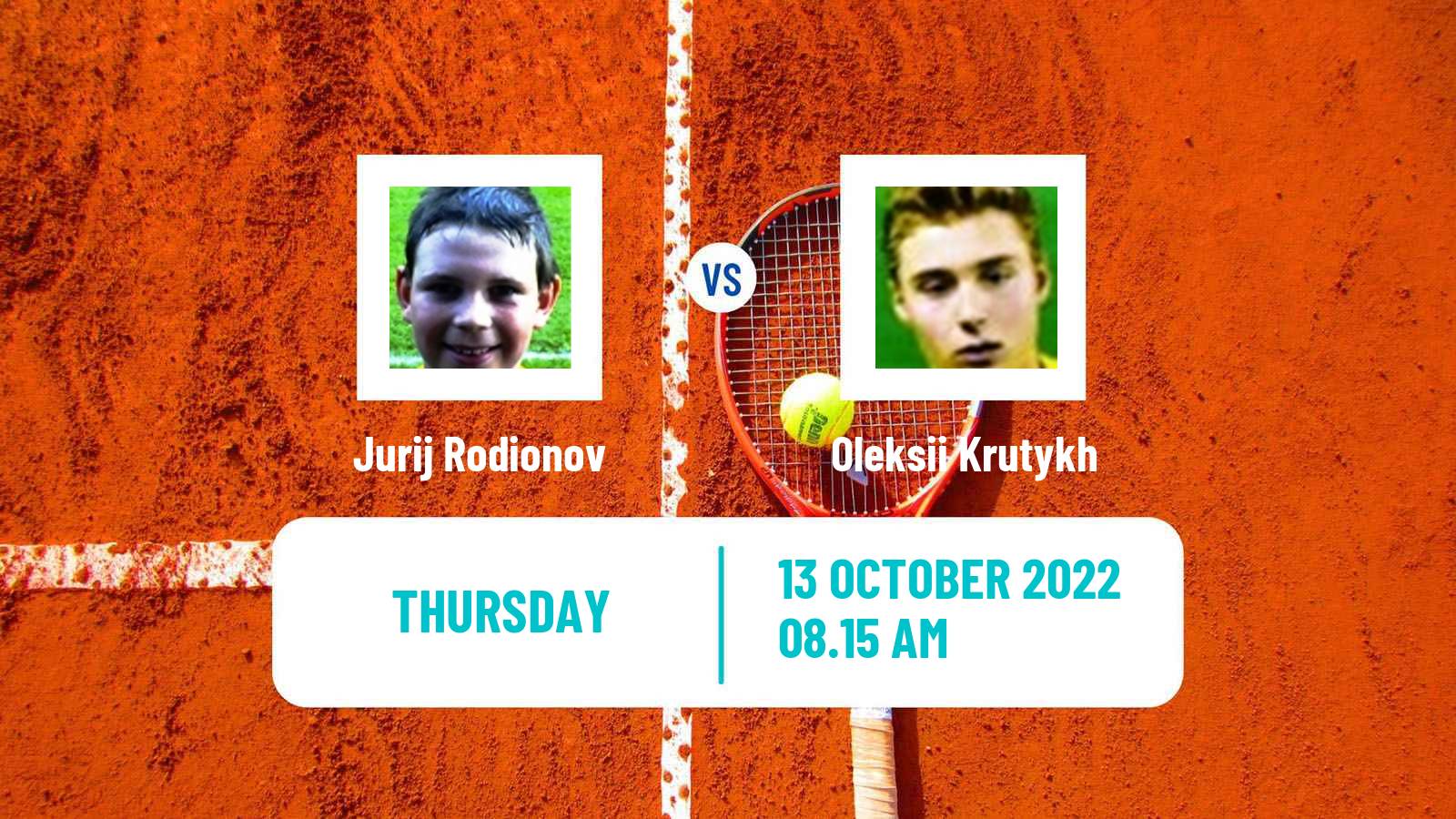 Tennis ATP Challenger Jurij Rodionov - Oleksii Krutykh
