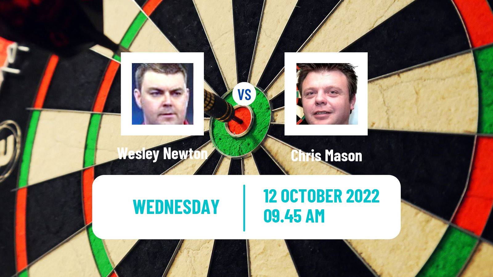 Darts Darts Wesley Newton - Chris Mason