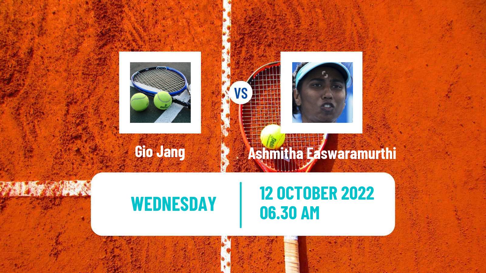 Tennis ITF Tournaments Gio Jang - Ashmitha Easwaramurthi
