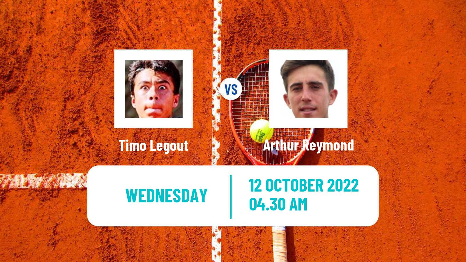 Tennis ITF Tournaments Timo Legout - Arthur Reymond