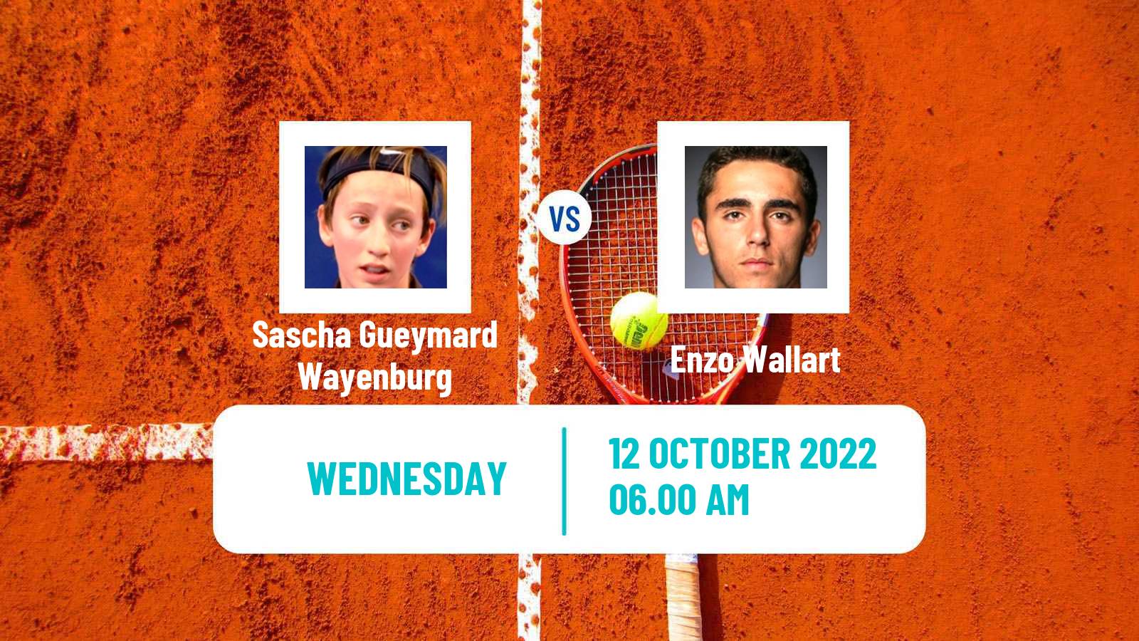 Tennis ITF Tournaments Sascha Gueymard Wayenburg - Enzo Wallart