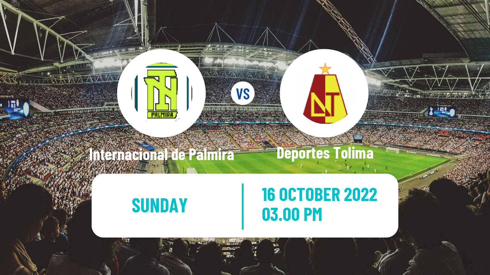 Soccer Colombian Primera A Internacional de Palmira - Deportes Tolima