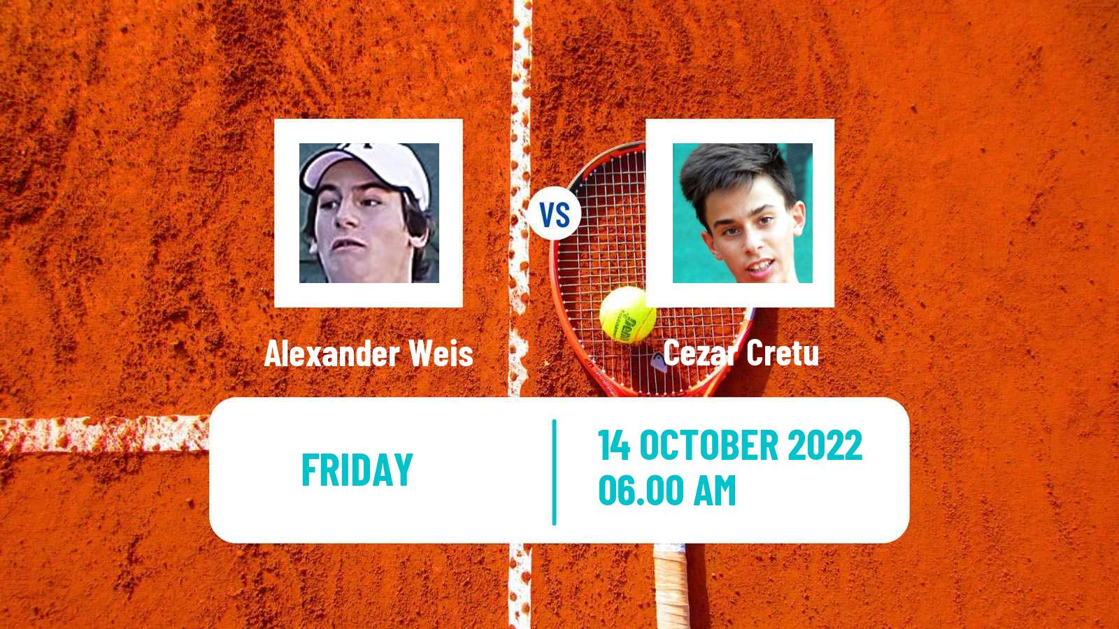 Tennis ITF Tournaments Alexander Weis - Cezar Cretu