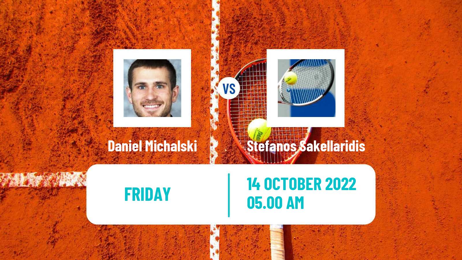 Tennis ITF Tournaments Daniel Michalski - Stefanos Sakellaridis
