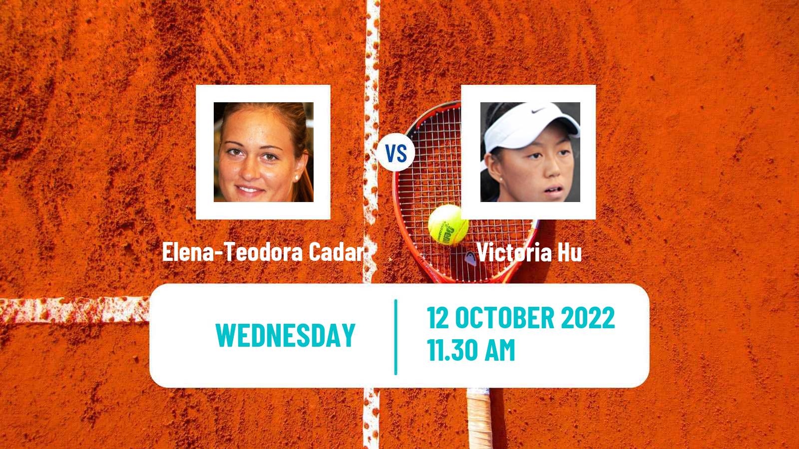 Tennis ITF Tournaments Elena-Teodora Cadar - Victoria Hu