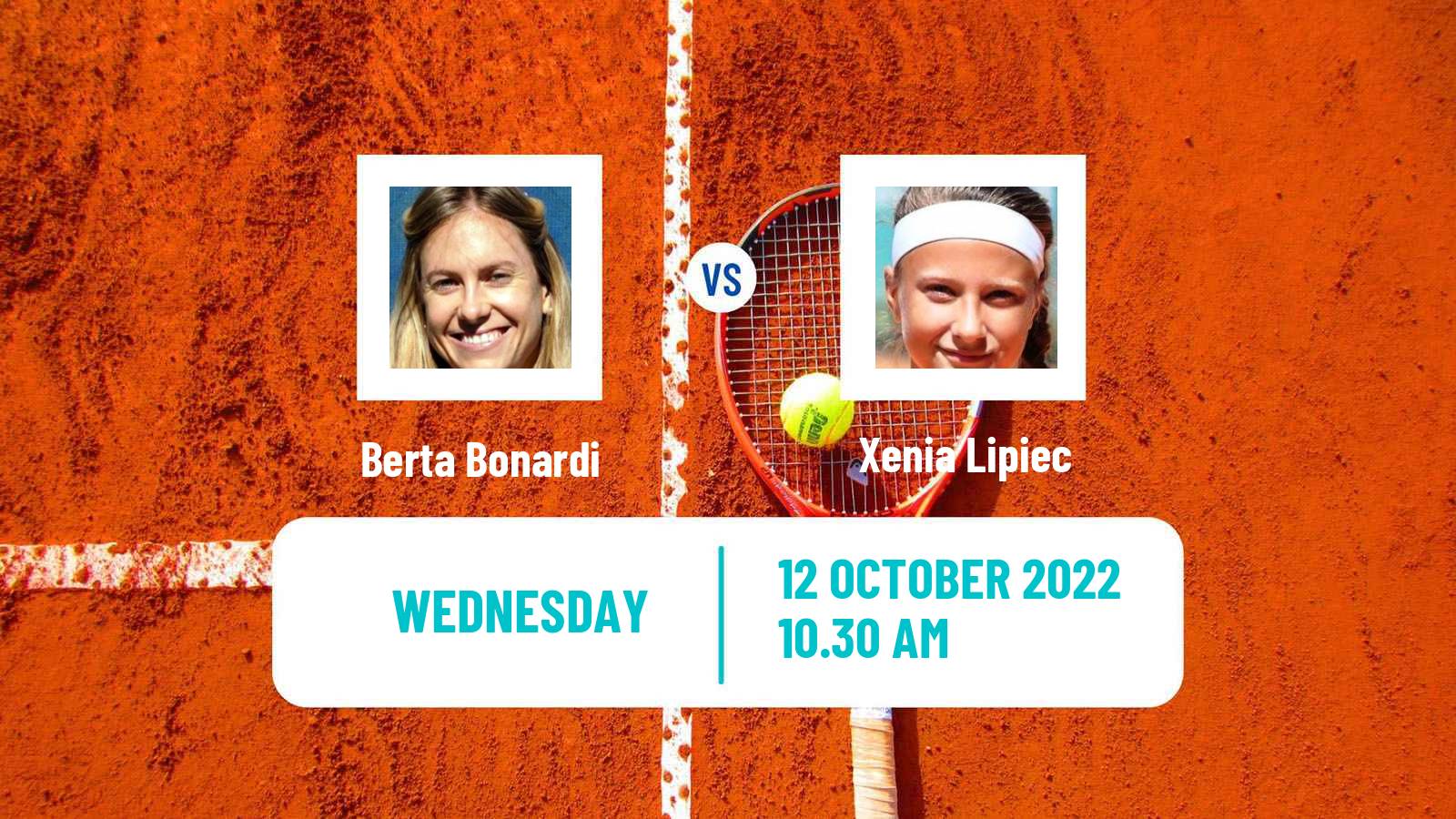 Tennis ITF Tournaments Berta Bonardi - Xenia Lipiec