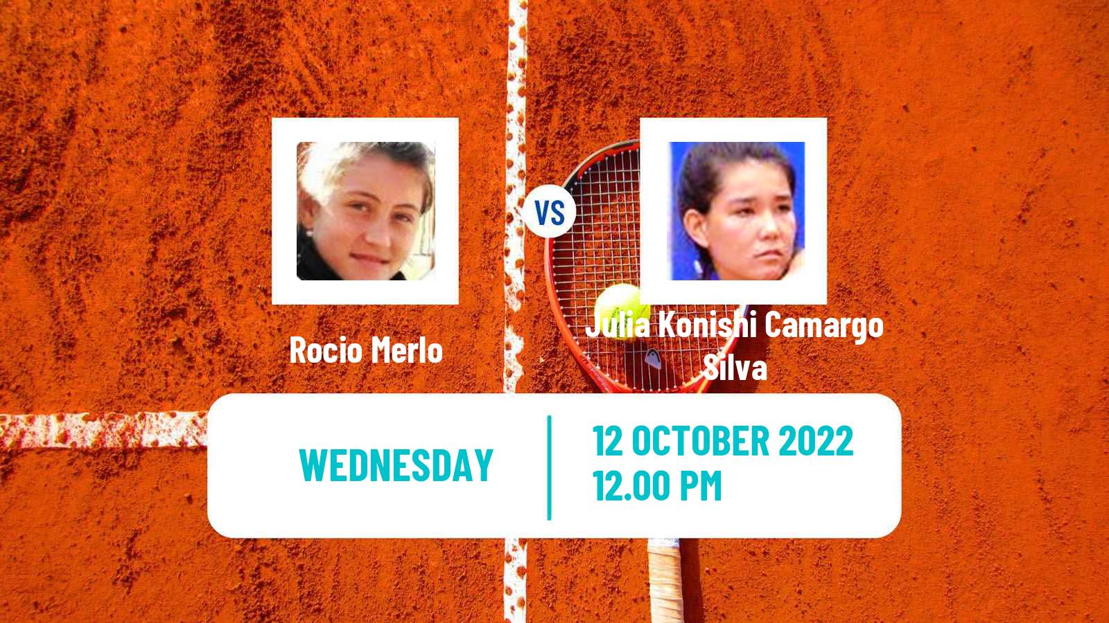 Tennis ITF Tournaments Rocio Merlo - Julia Konishi Camargo Silva