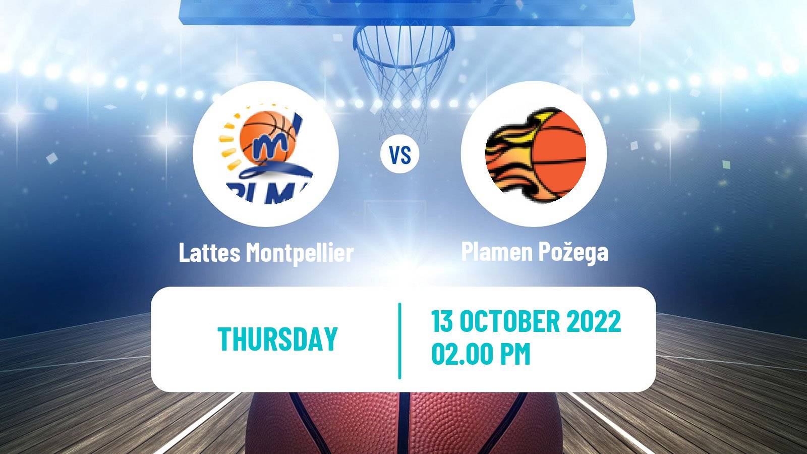 Basketball Eurocup Women Lattes Montpellier - Plamen Požega