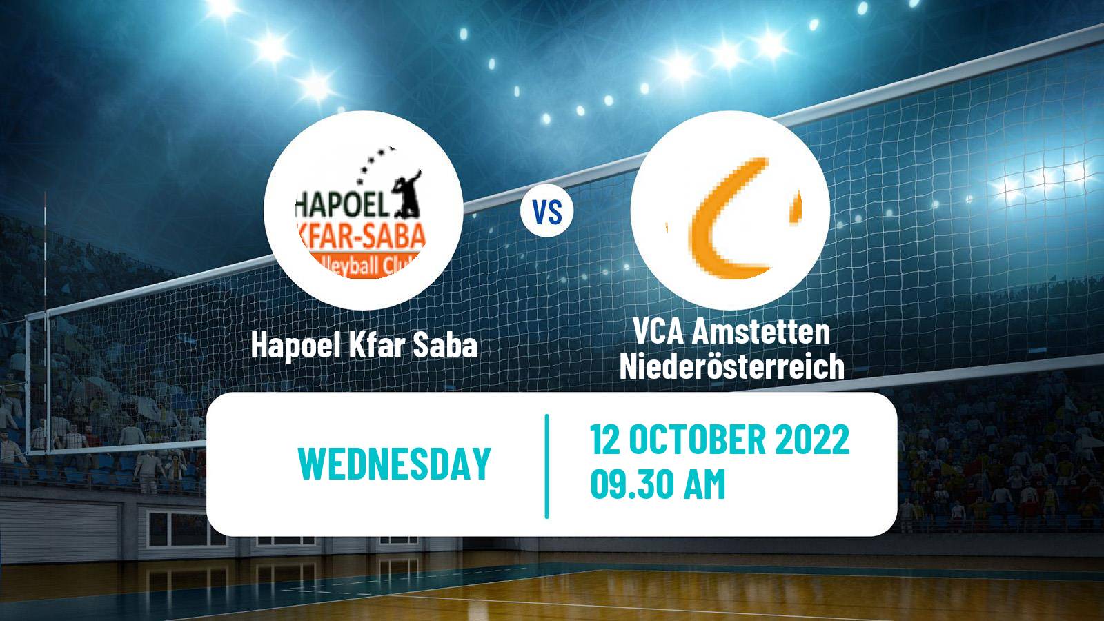 Volleyball CEV Challenge Cup Hapoel Kfar Saba - VCA Amstetten Niederösterreich