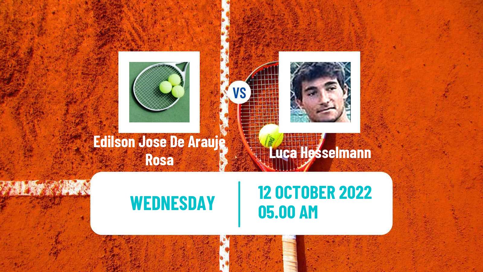 Tennis ITF Tournaments Edilson Jose De Arauje Rosa - Luca Hesselmann