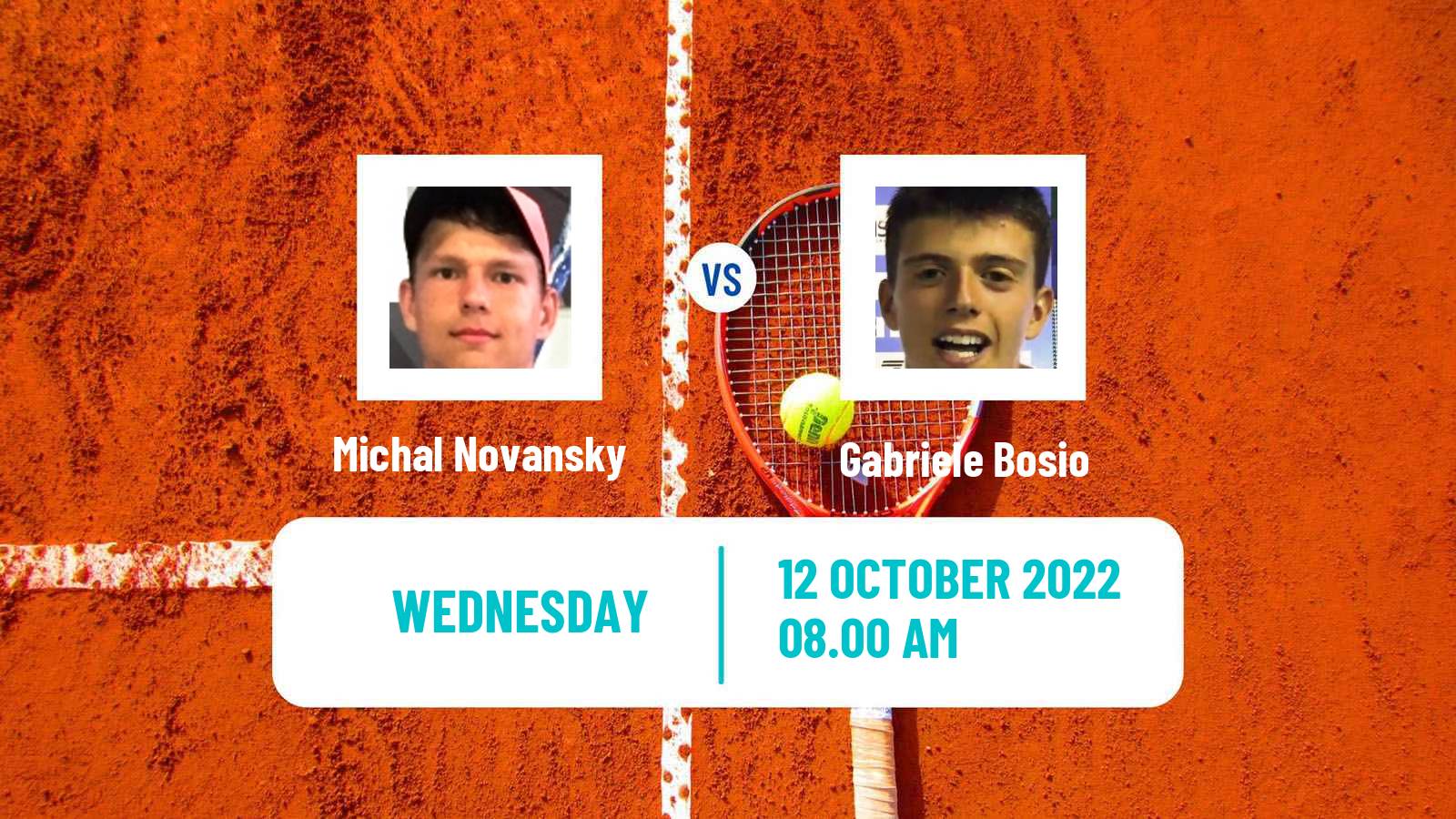 Tennis ITF Tournaments Michal Novansky - Gabriele Bosio