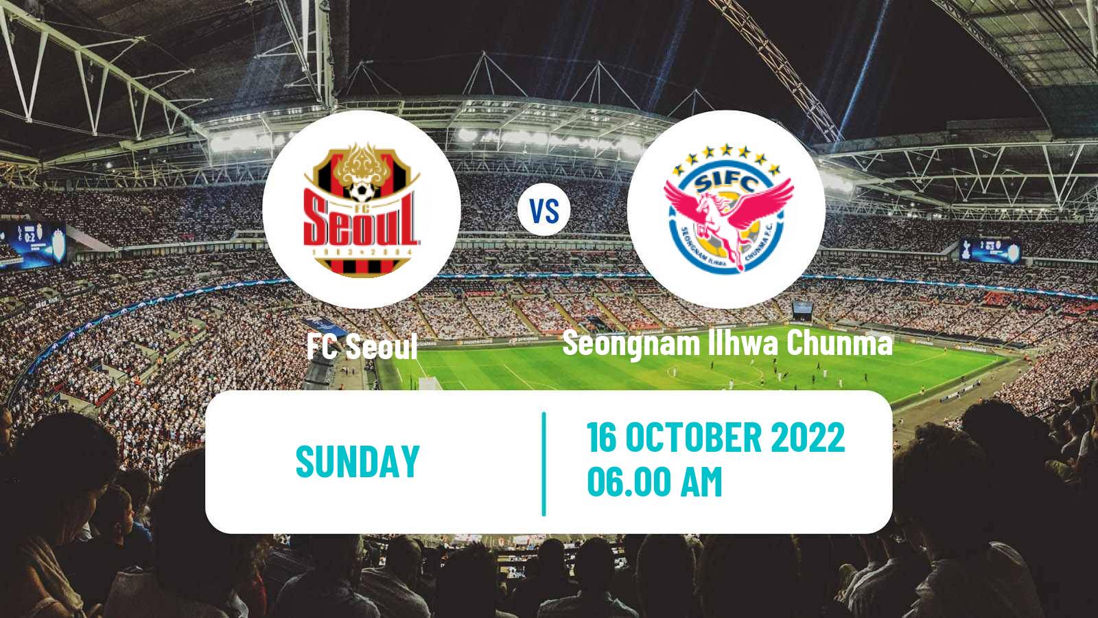 Soccer South Korean K-League 1 FC Seoul - Seongnam Ilhwa Chunma