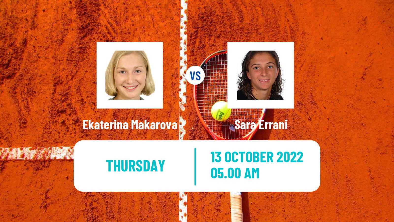 Tennis ITF Tournaments Ekaterina Makarova - Sara Errani