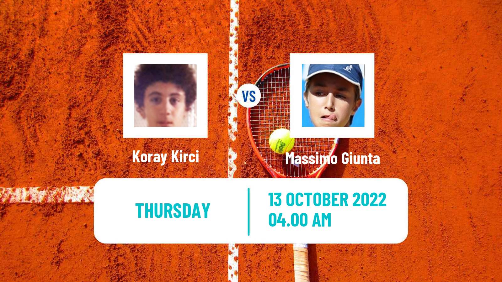 Tennis ITF Tournaments Koray Kirci - Massimo Giunta