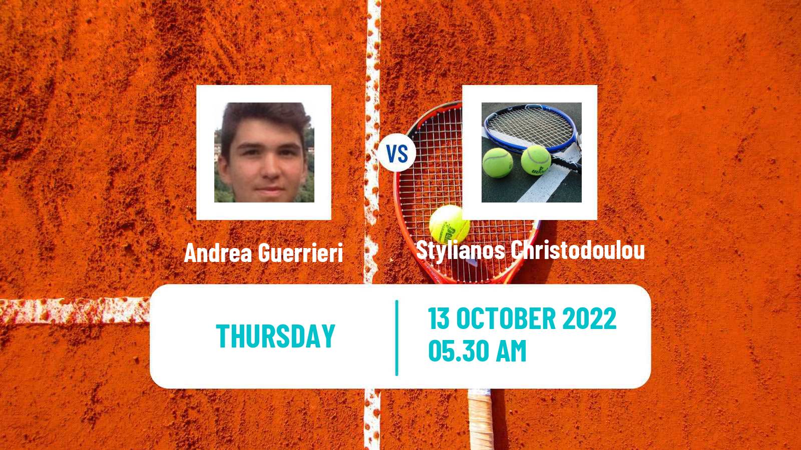 Tennis ITF Tournaments Andrea Guerrieri - Stylianos Christodoulou