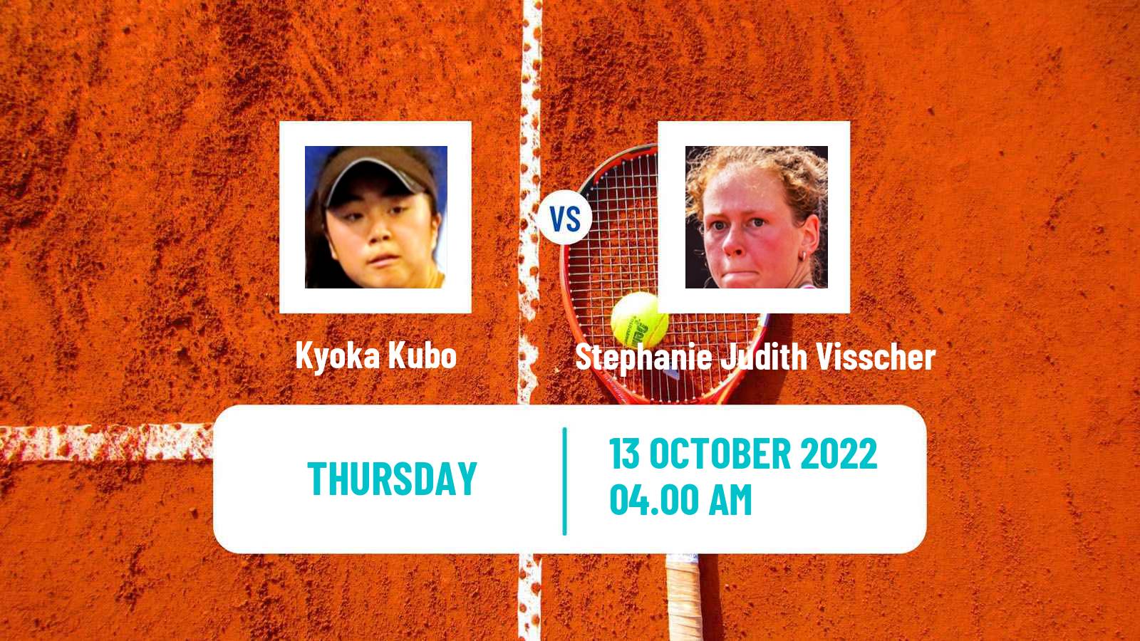 Tennis ITF Tournaments Kyoka Kubo - Stephanie Judith Visscher