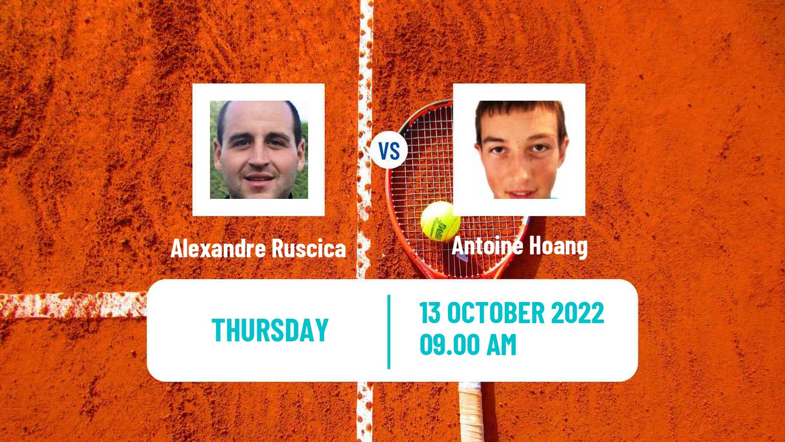 Tennis ITF Tournaments Alexandre Ruscica - Antoine Hoang