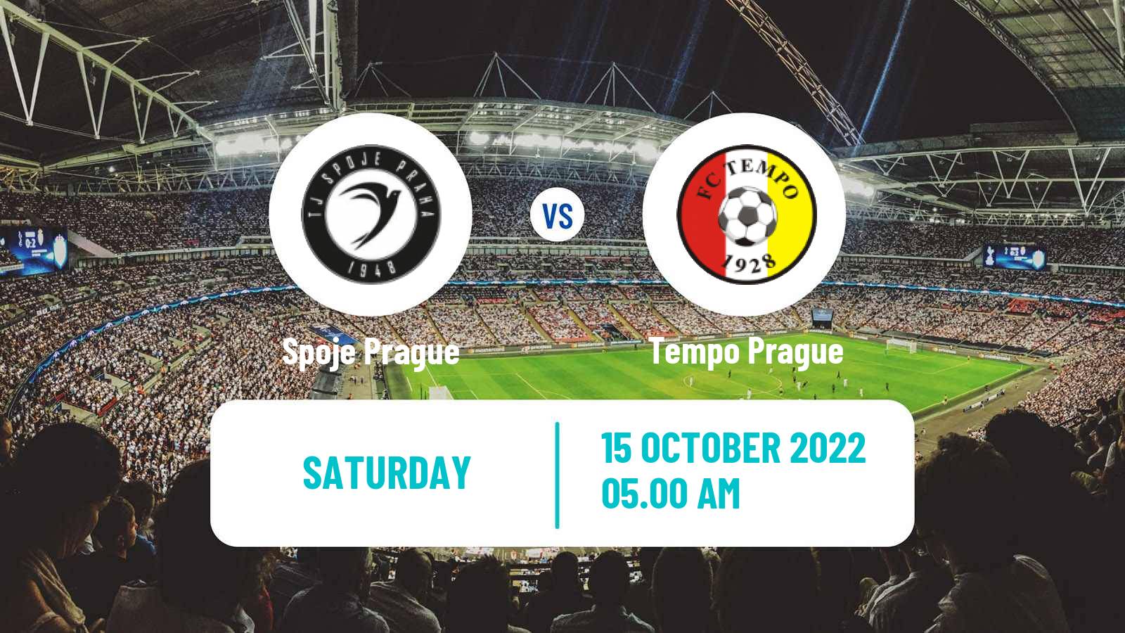 Soccer Czech Prazsky Prebor Spoje Prague - Tempo Prague
