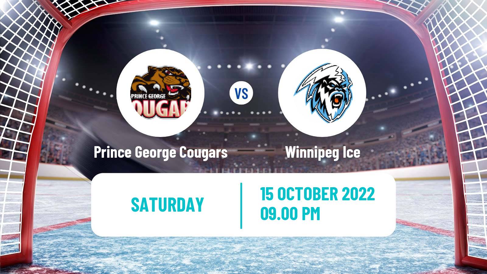 Hockey WHL Prince George Cougars - Winnipeg Ice