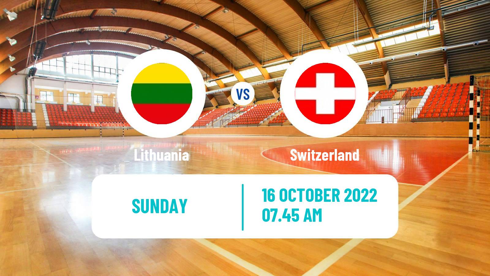 Handball Handball European Championship Lithuania - Switzerland