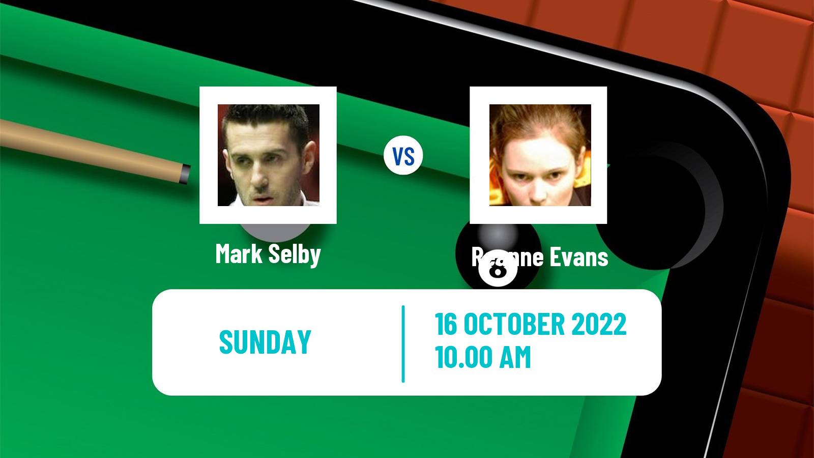 Snooker Snooker Mark Selby - Reanne Evans