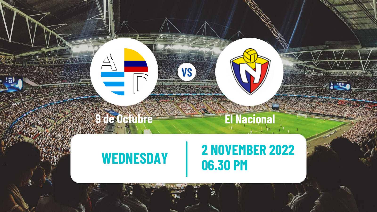 Soccer Ecuadorian Copa 9 de Octubre - El Nacional