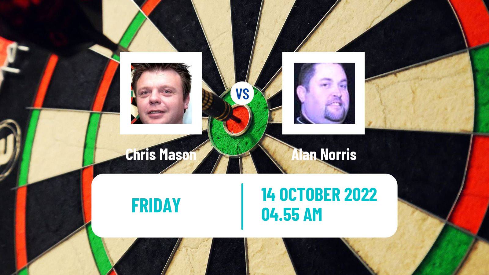 Darts Darts Chris Mason - Alan Norris