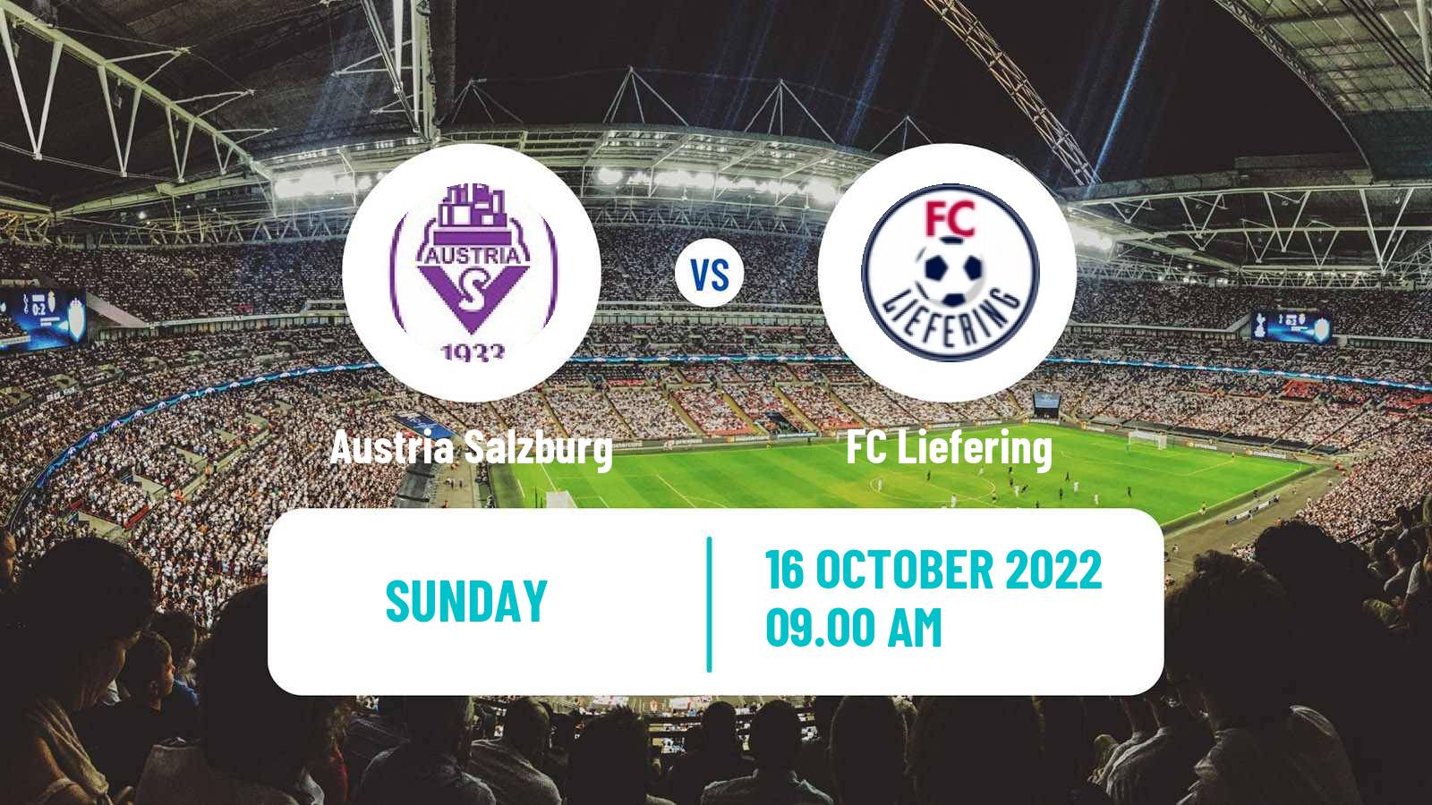 Soccer Austrian Regionalliga West - Salzburg Austria Salzburg - Liefering