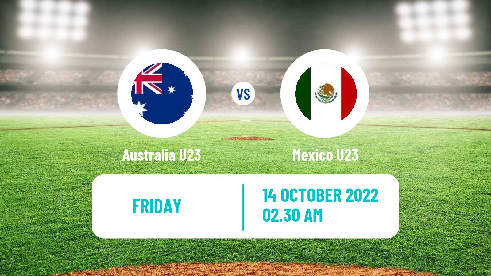 Baseball World Cup U23 Baseball Australia U23 - Mexico U23