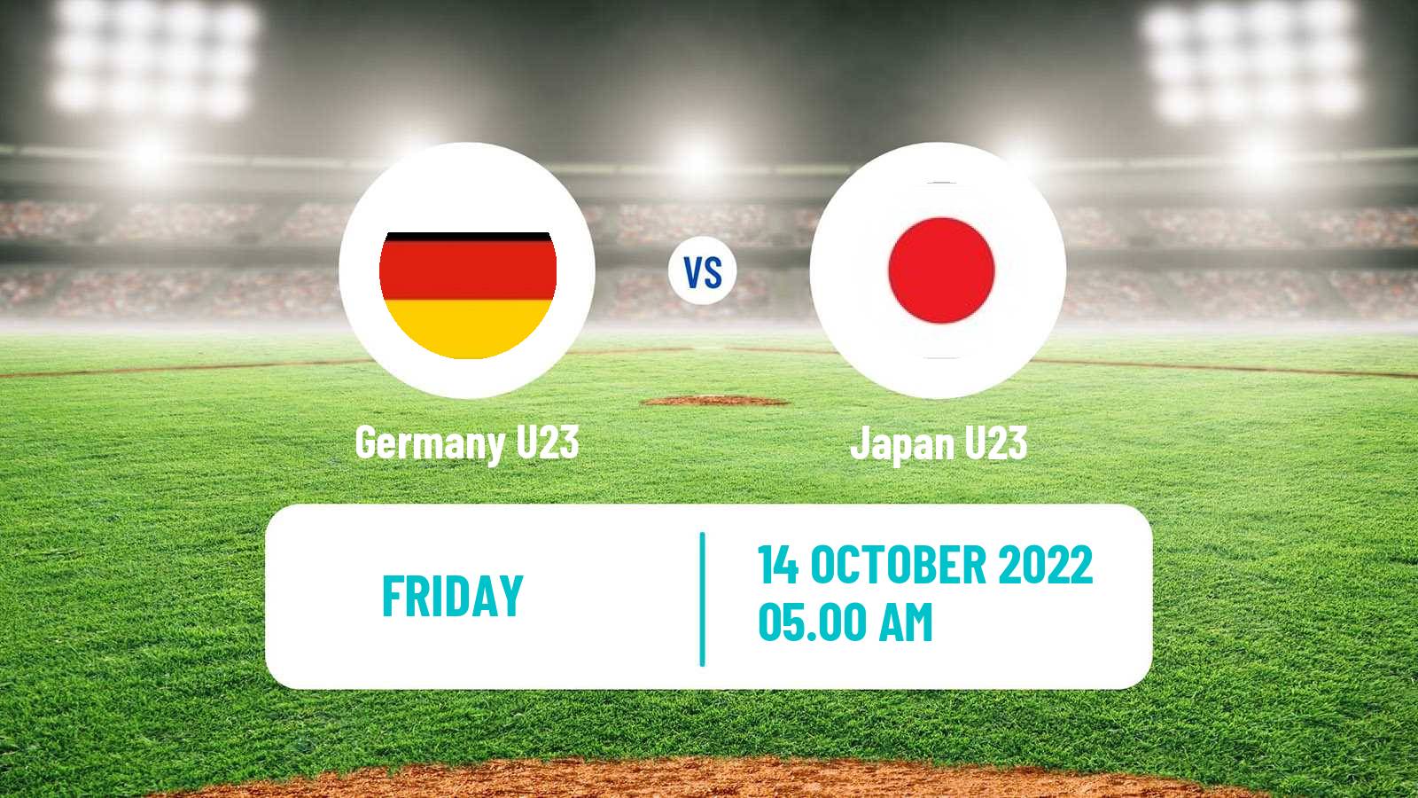 Baseball World Cup U23 Baseball Germany U23 - Japan U23