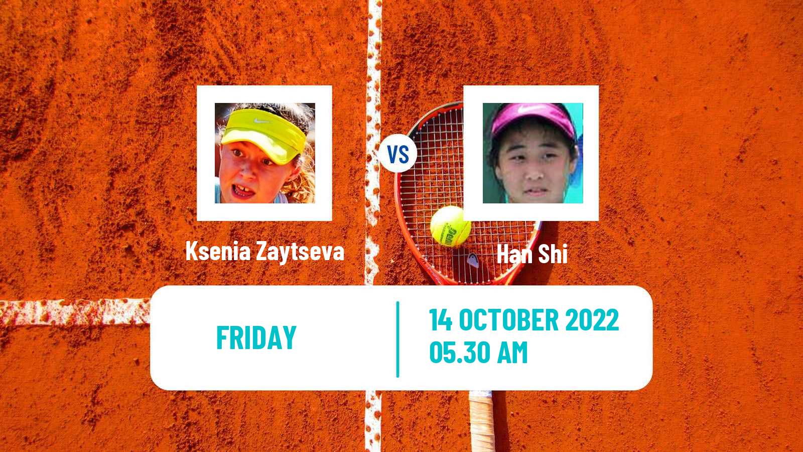 Tennis ITF Tournaments Ksenia Zaytseva - Han Shi