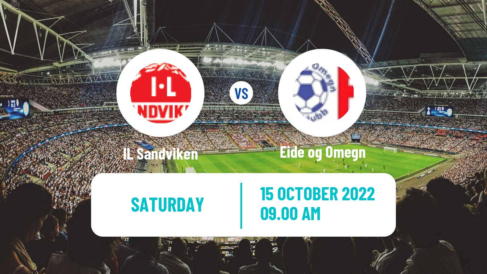 Soccer Norwegian Division 3 - Group 1 Sandviken - Eide og Omegn