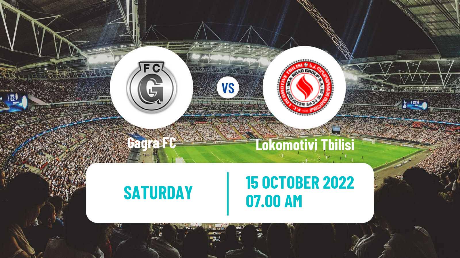 Soccer Georgian Erovnuli Liga Gagra - Lokomotivi Tbilisi