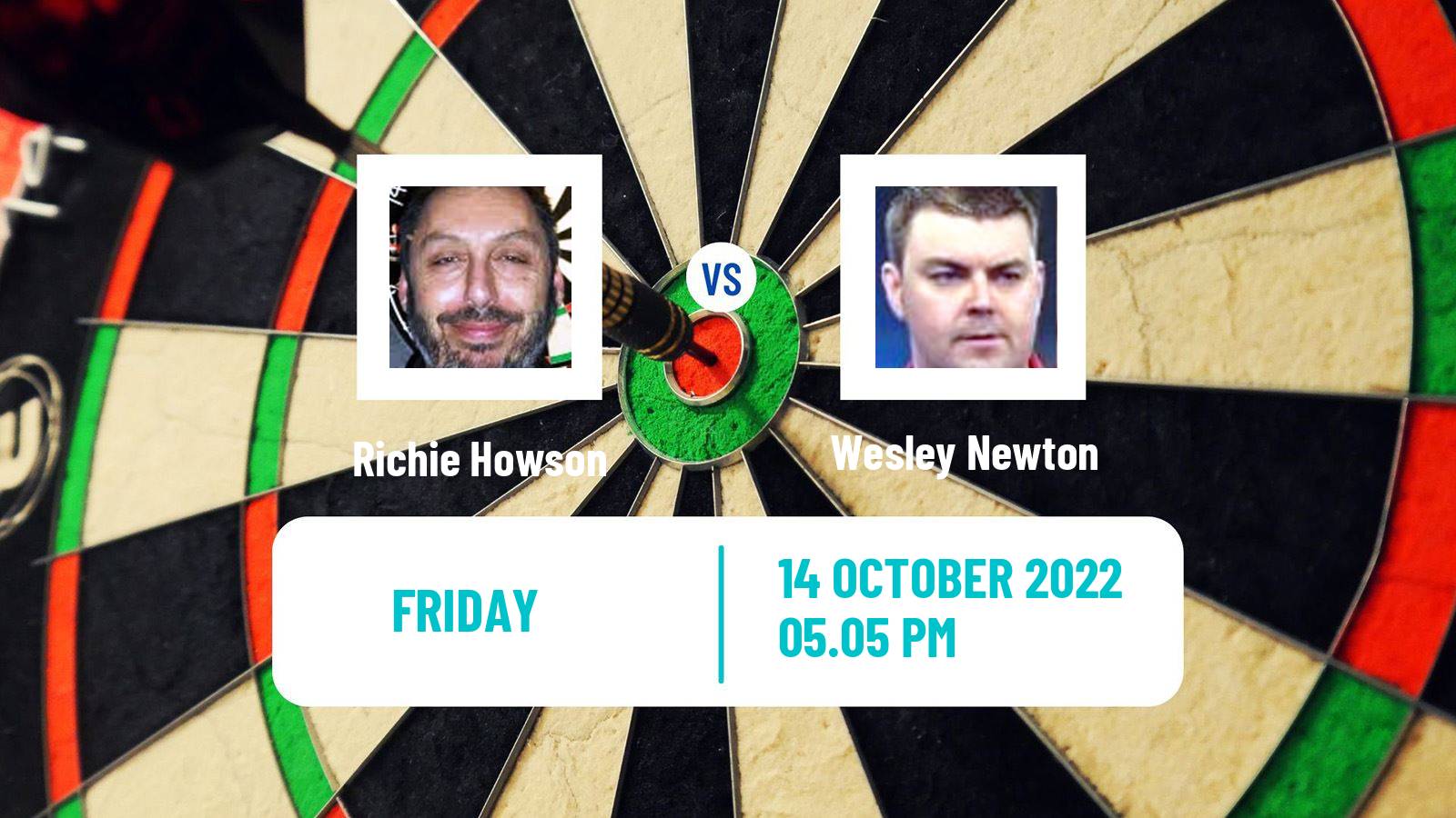 Darts Darts Richie Howson - Wesley Newton