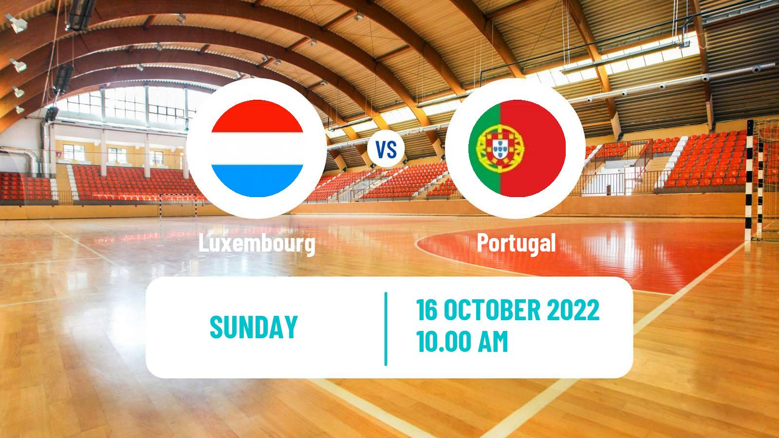 Handball Handball European Championship Luxembourg - Portugal