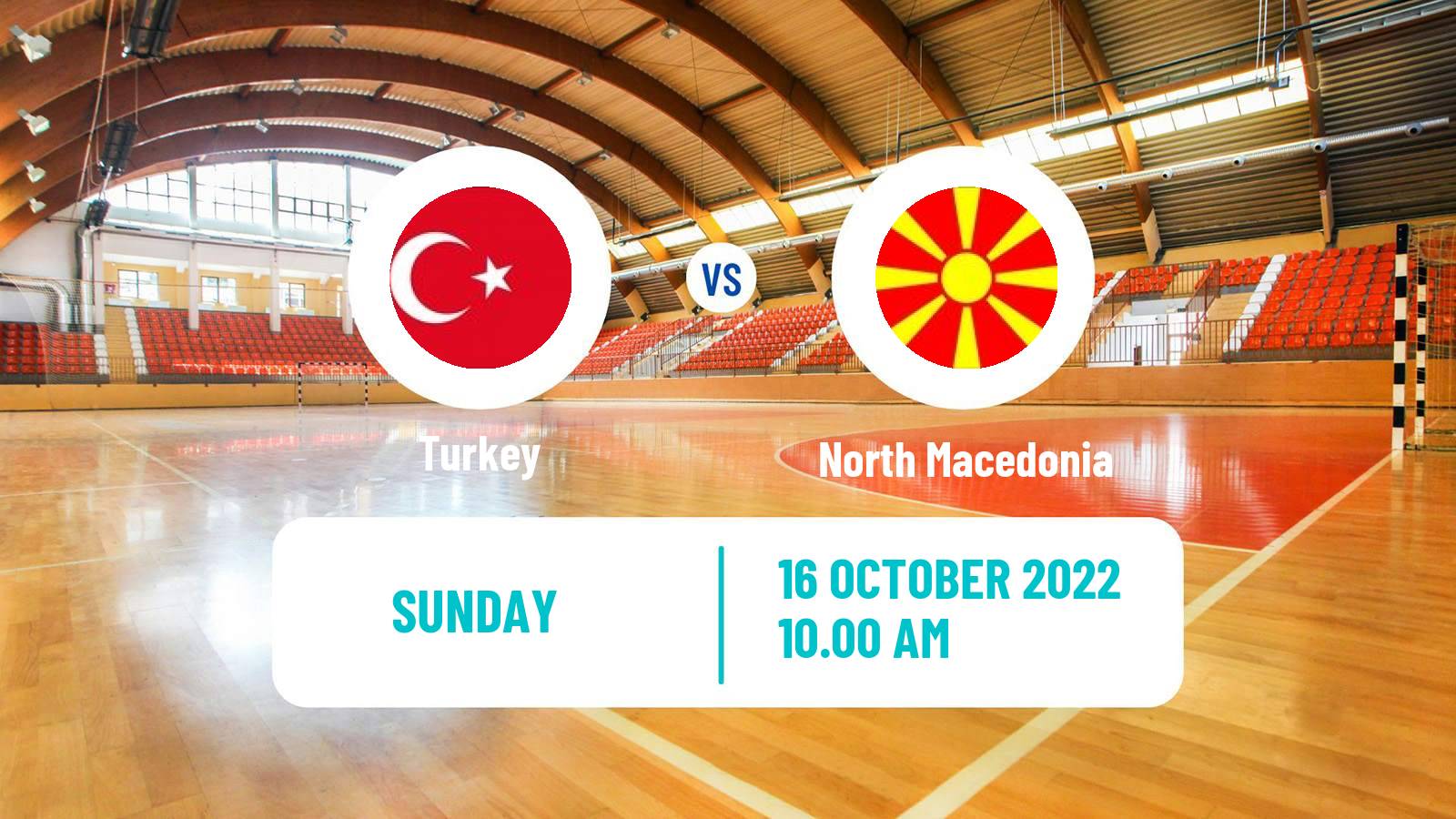 Handball Handball European Championship Turkey - North Macedonia