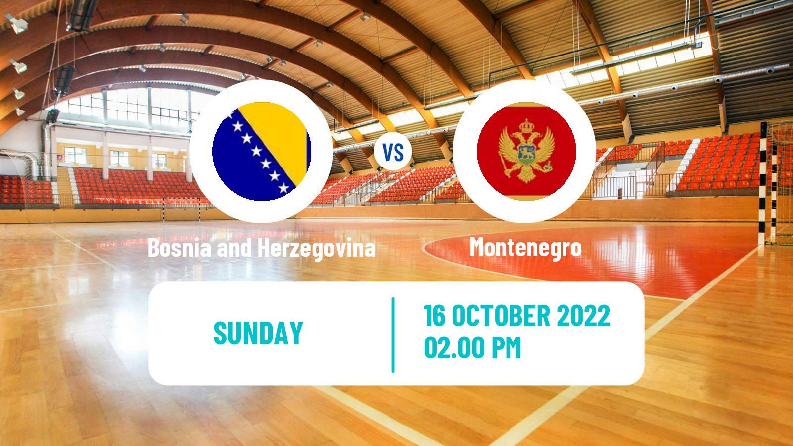 Handball Handball European Championship Bosnia and Herzegovina - Montenegro