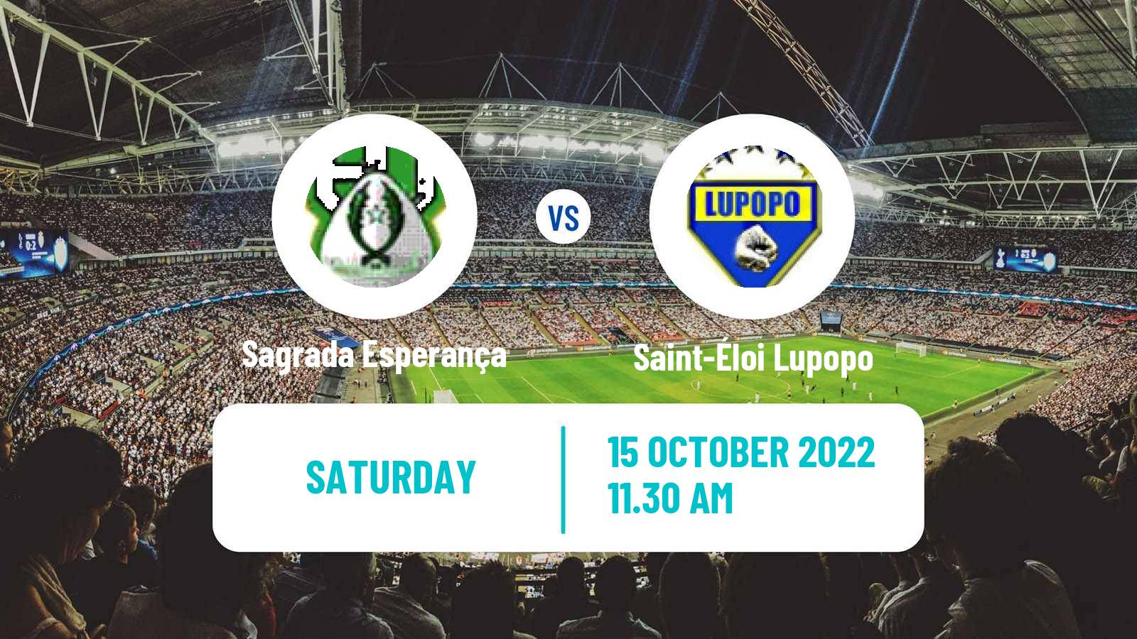 Soccer CAF Confederation Cup Sagrada Esperança - Saint-Éloi Lupopo