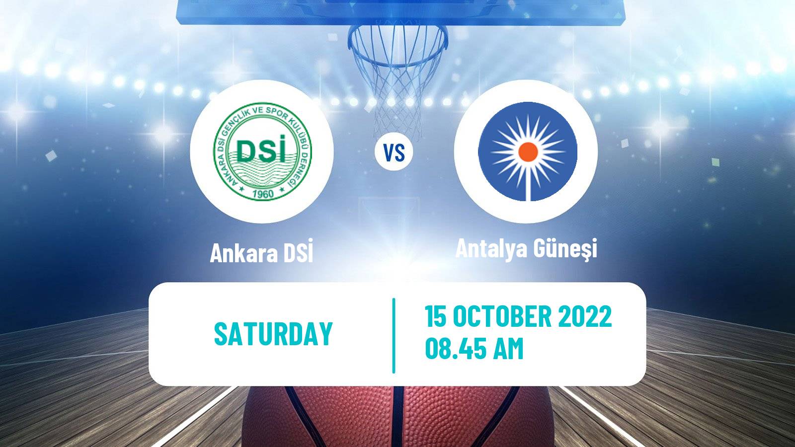 Basketball Turkish TBL Ankara DSİ - Antalya Güneşi