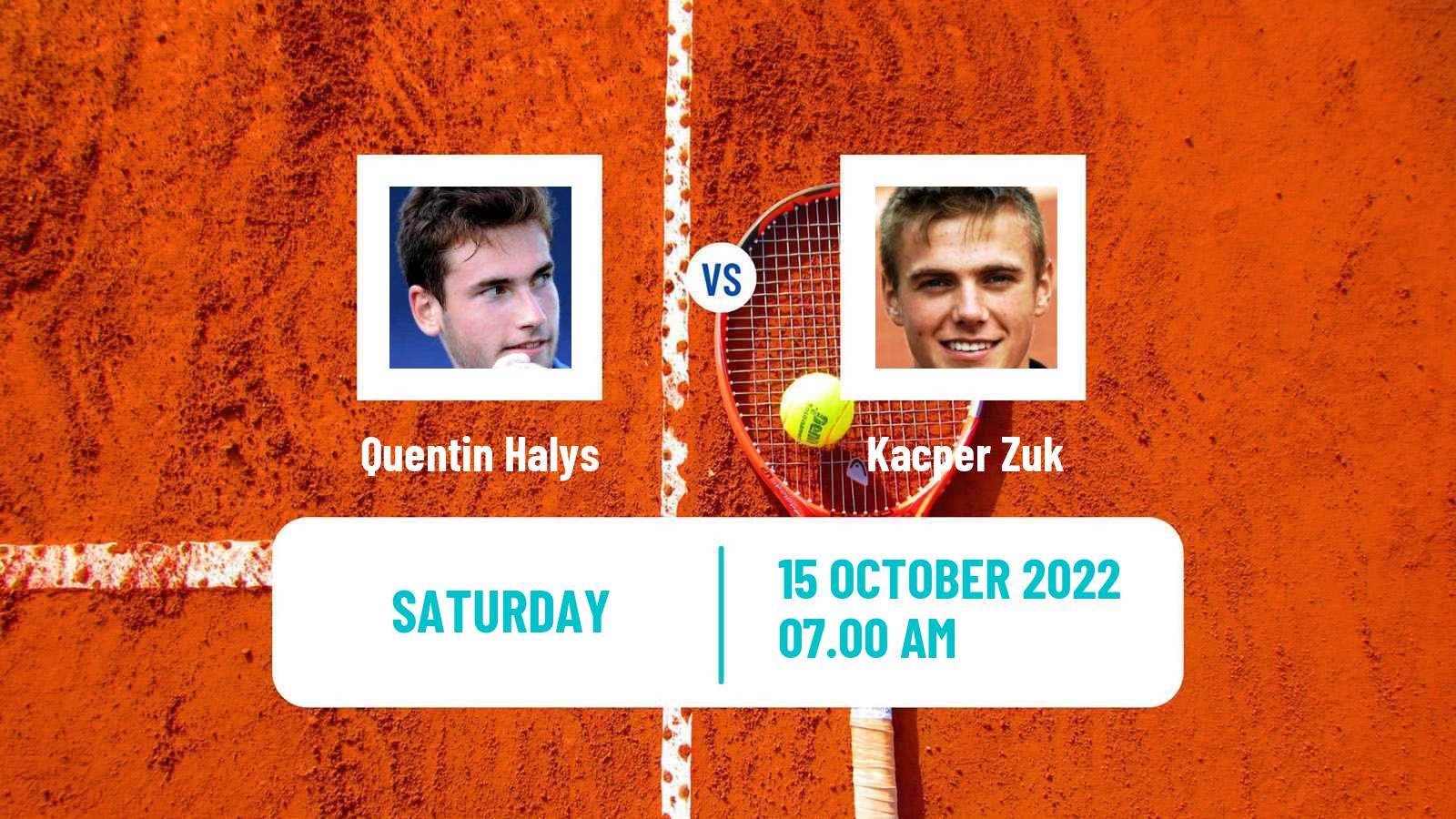Tennis ATP Challenger Quentin Halys - Kacper Zuk
