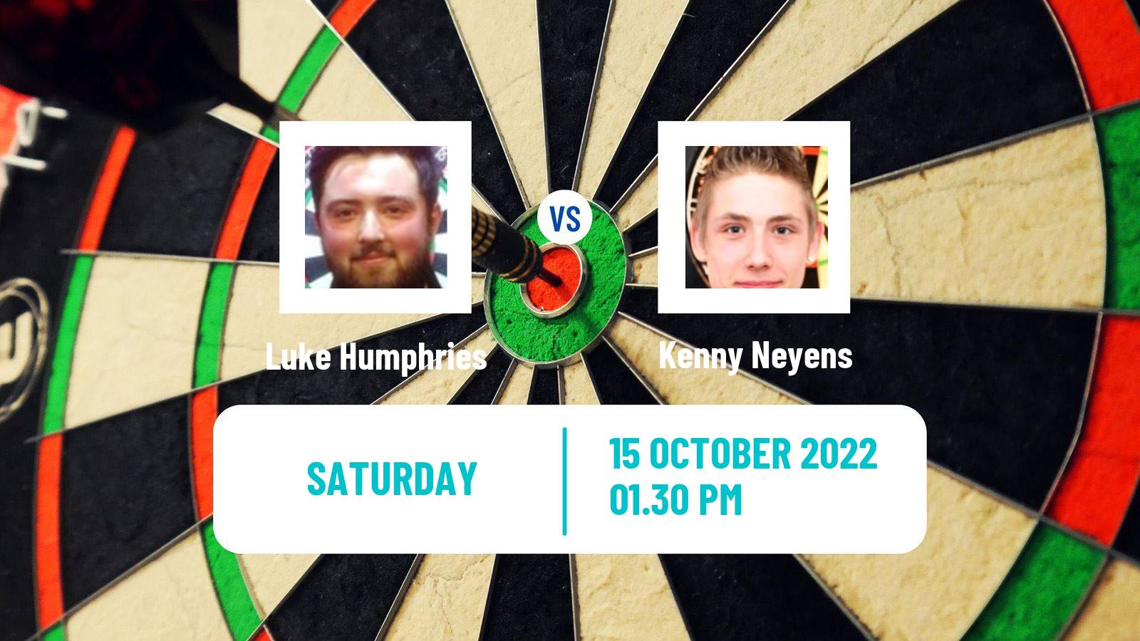 Darts Darts Luke Humphries - Kenny Neyens