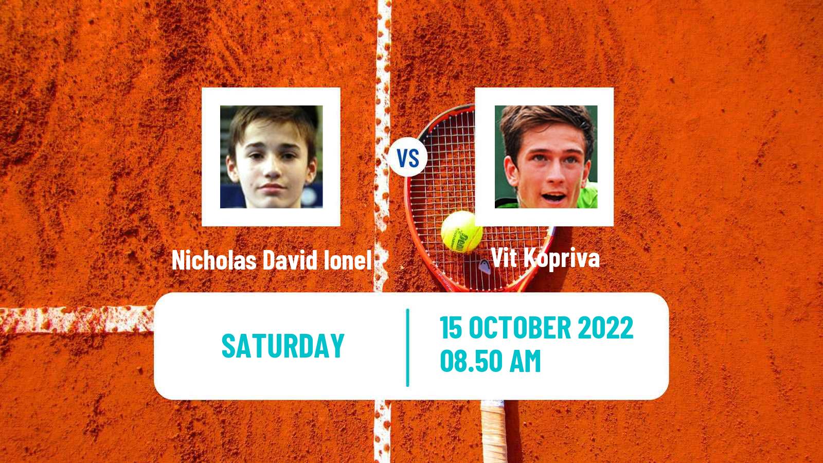 Tennis ATP Stockholm Nicholas David Ionel - Vit Kopriva