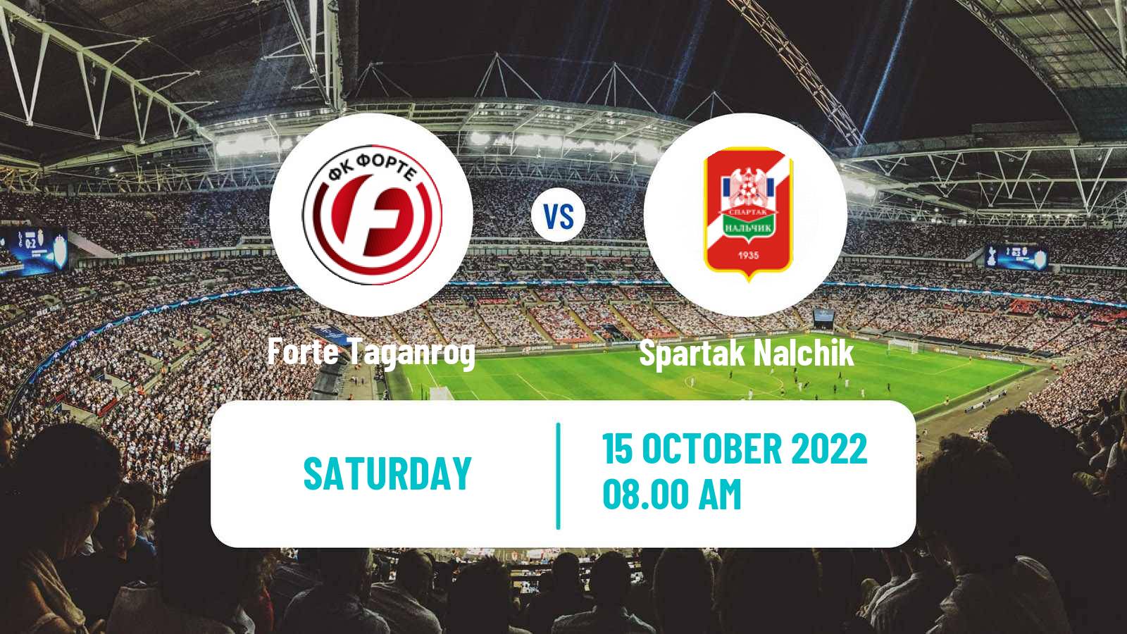 Soccer Russian FNL 2 Group 1 Forte Taganrog - Spartak Nalchik