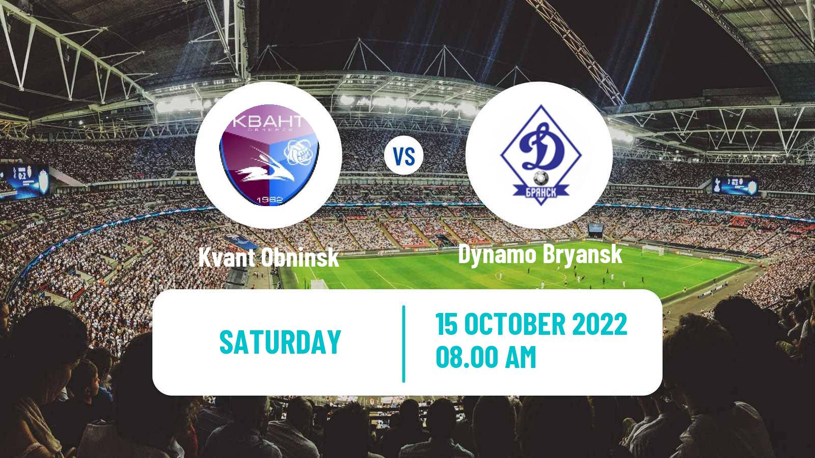 Soccer Russian FNL 2 Group 3 Kvant Obninsk - Dynamo Bryansk