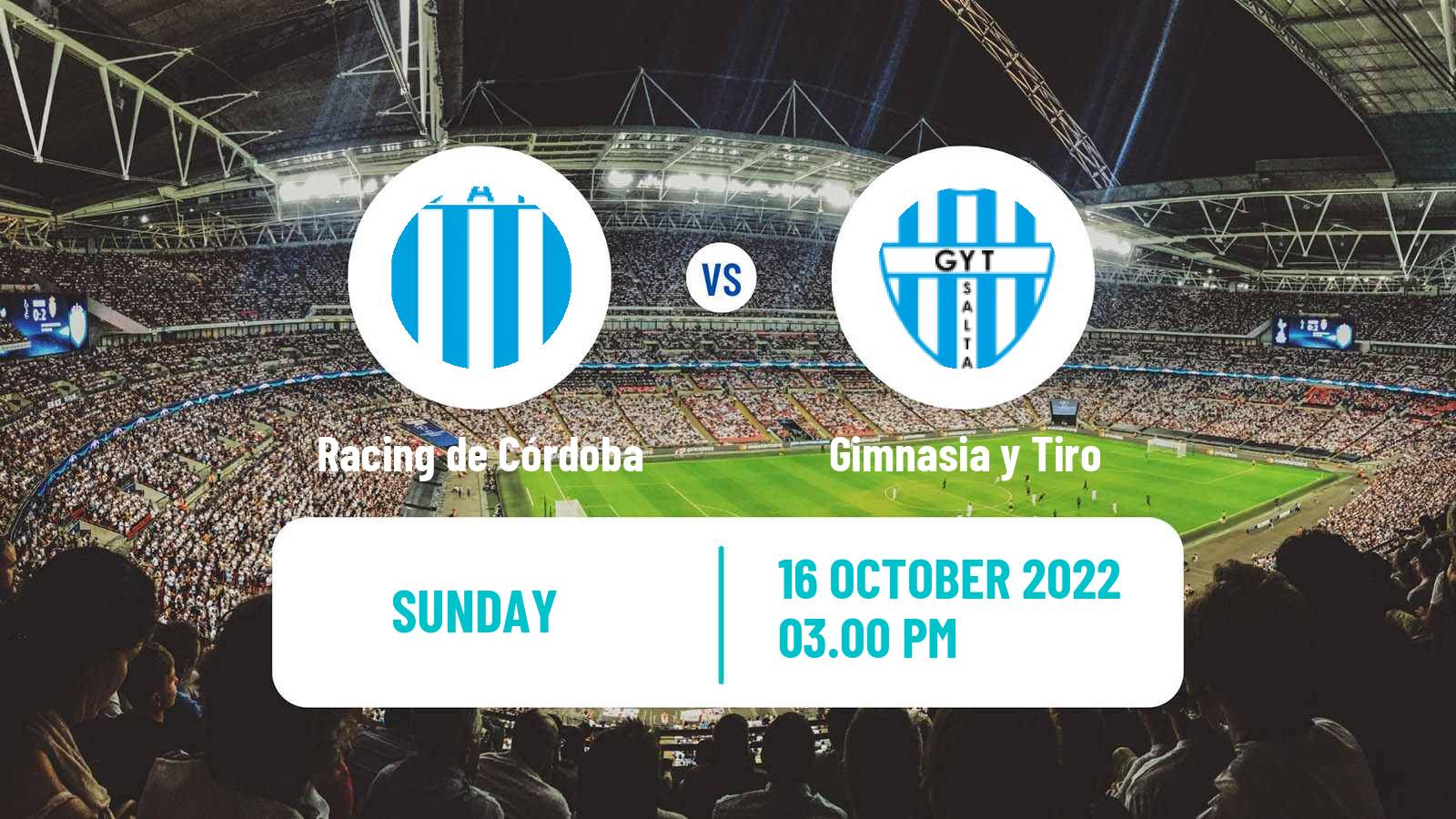 Soccer Argentinian Torneo Federal Racing de Córdoba - Gimnasia y Tiro