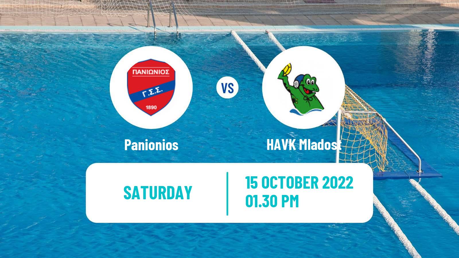 Water polo Champions League Water Polo Panionios - HAVK Mladost
